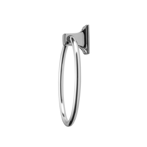 Croydex Croydex Sutton Wall Mounted Towel Ring with Zinc Alloy Construction, Chrome 1