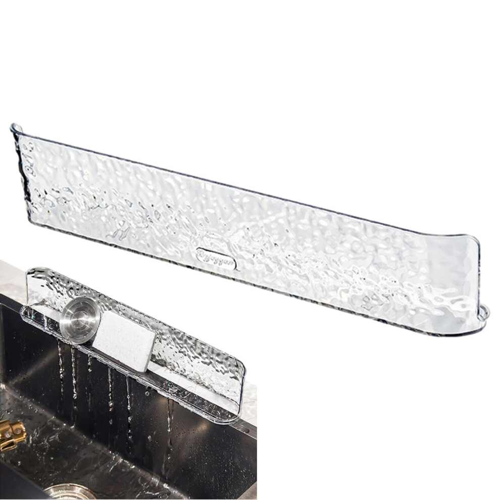 Splash Guard For The Sink, Waterproof, Silicone, Durable, Transparent 9412369274182