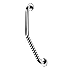 Croydex AP501341 Stainless Steel Chrome Safety Support Rail Angled Grab Bar for Bathroom