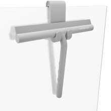 Minismus Shower Squeegee Including Hanging Hook Grey - Silicone Squeegee for Bathroom Cleaning - Rubber Window Wiper Glass Cleaner - 21 cm