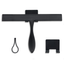 FY&XZH Silicone Shower Squeegee with Hook, Shower Scraper with Ergonomic Thick Handle, 27.9CM Squeegee for Shower Doors, Bathrooms, Kitchens, Mirrors,