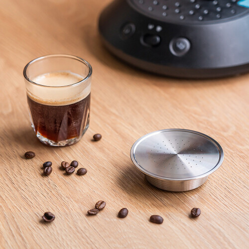 Coffee Powder Capsules Machine Refillable Pods Espresso Maker 1