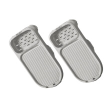2 pieces hand washing board with soap holder, nonslip washboard for hand washing clothes
