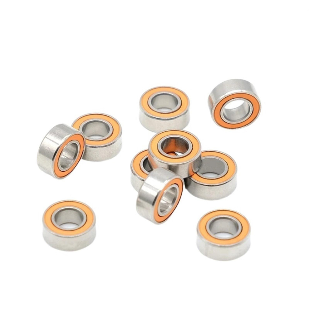 Bimetal Seal Shield Micro Deep Groove Bearing 10Pcs Smr1062rs Cb 6X10x3mm Abec7 Stainless Steel Hybrid Ceramic Bearings Without Grease Fast Rotation 9412369274335