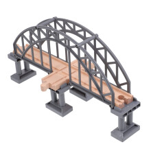 1 piece of accessory drawbridge compatible with wooden railways, promotes creative communication for years old boys.