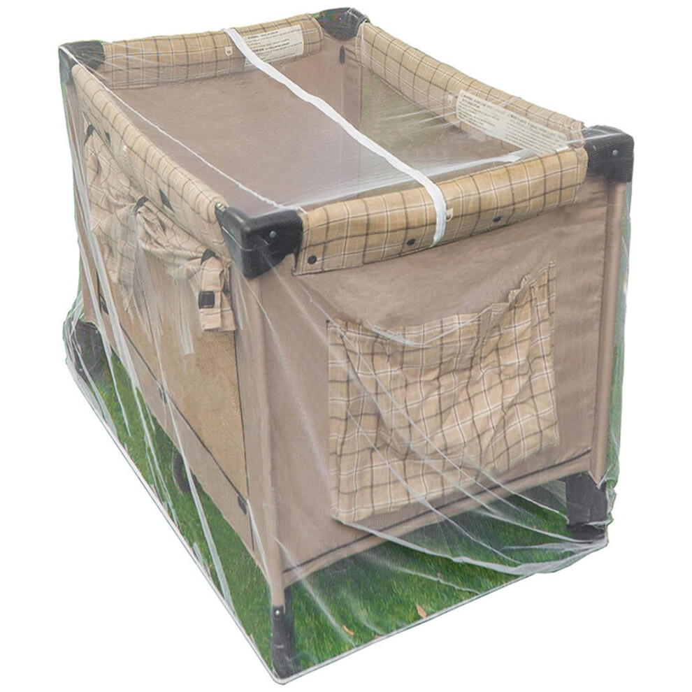 Mosquito Net for Crib - Ultra-Dense Baby Bed Canopy 51x30x30 Inch Lightweight Mesh for Cradles Bassinets Play Yards