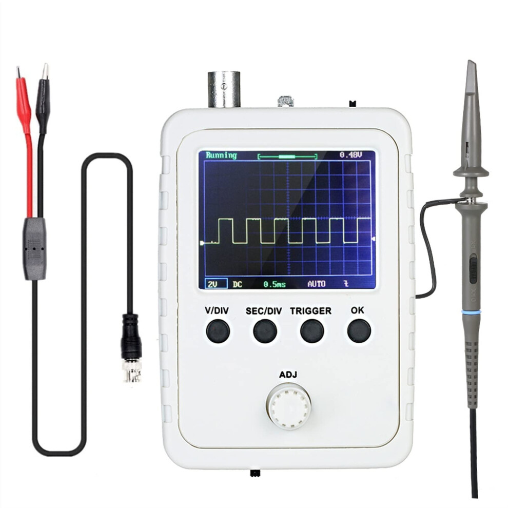 2.4 Inch Portable Digital Oscilloscope With Color Tft Display Arm Cortexm3 Kit And Probe 9365049023931