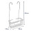 Croydex Croydex Shower Caddy Hanging Shower Storage - Hook Over Riser Rail with No Drilling Required, Space Saving Bathroom Storage Solution, Rust Free - 3