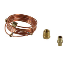 72in Copper Oil Pressure Gauge Tubing Kit with Fittings for Cars & Trucks