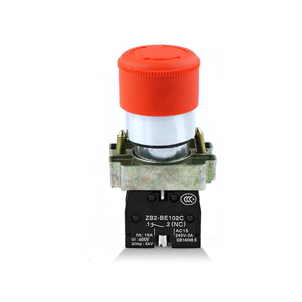 Xb2bs442 Xb2bs542 1 Nc Key Emergency Pushbutton Switch 22Mm Mushroom Head 9426802365641