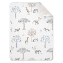 Animals Baby Blanket Soft Cotton Receiving Blanket For Newborns Unisex Toddlers 76x101 Cm Gift For Girls And Boys
