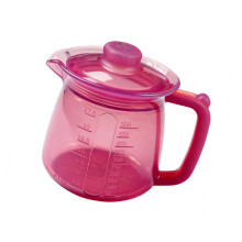 Shatterproof Coffee Maker Clear Silicone Coffee Pot-Purplered