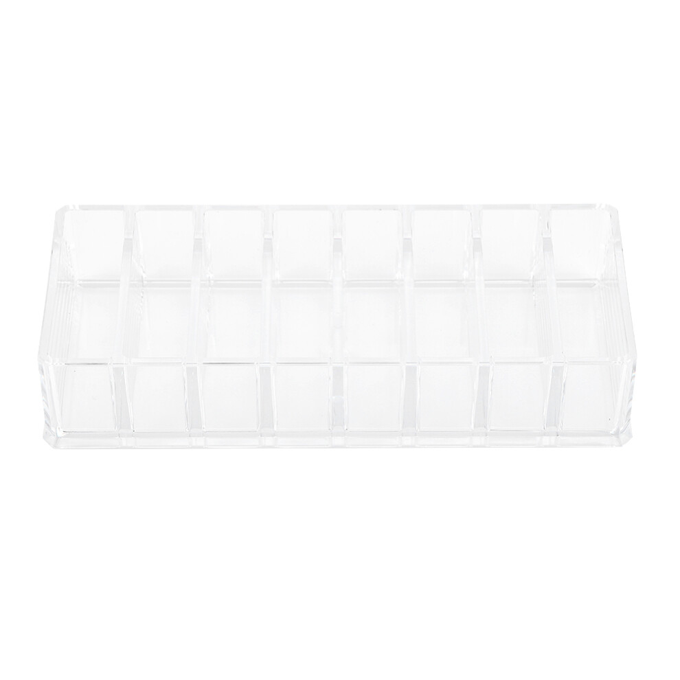 Makeup Display Case With 8 Clear Drawers Stylish Cosmetics Rack For Lipstick Organizing Rack And Powder Puff Storage Holder Space Saving Desktop 9138057520804