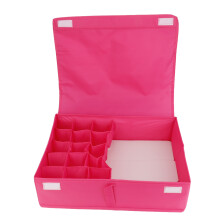 Foldable Storage Organizer With Waterproof Lining Closet Drawer Dividers For Underwear Socks Accessories Breathable Fabric Box Large Capacity Adjustab