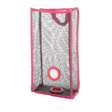 Sturdy Bag Dispenser Hanging Mesh Garbage Bag Holder Breathable Storage Pouch Collapsible Ventilated Trash Bags Organizer Long-Lasting Reusable With O