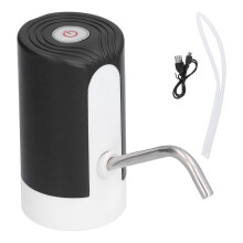 Borstelloze waterpomp voor flessen van 5 gallon (ca. 19 liter), laag stroomverbruik, hoge efficiëntie, USB-oplaadbare waterdispenser met