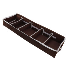 Unterbett-Schuh organizer 80x25x11cm wasserdichtes Oxford-Gewebe Kohlefarbe