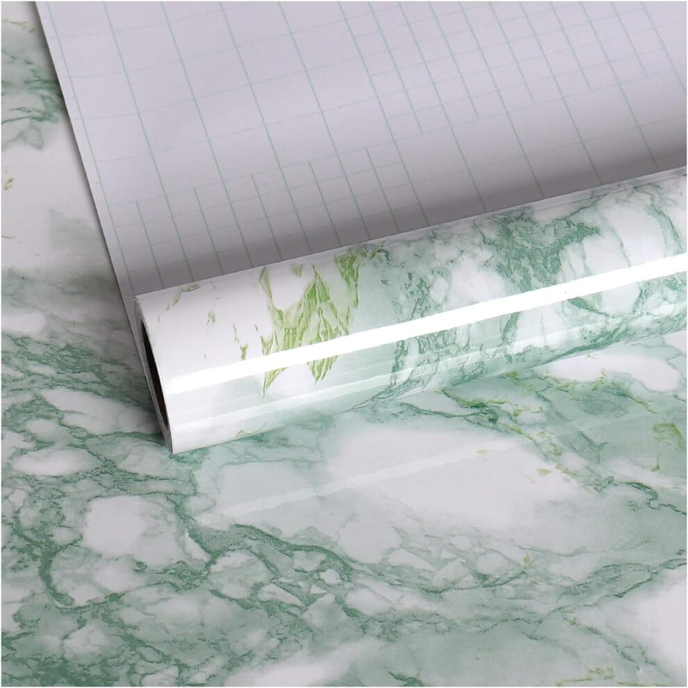 Easy Installation Marble Contact Paper, Self Adhesive Peel And Stick Wallpaper For Affordable Upgrade, Heat-Resistant & Waterproof (40*300) 9148971311938