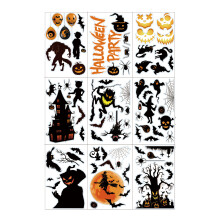 Autocolante autocolante pentru ferestre de Halloween, autocolante premium din PVC cu două fețe, pentru o instalare ușoară, care vă decorează