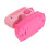 Macchina da cucire giocattolo per bambini ABS rosa portatile 2xAA 6