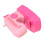 Macchina da cucire giocattolo per bambini ABS rosa portatile 2xAA 8