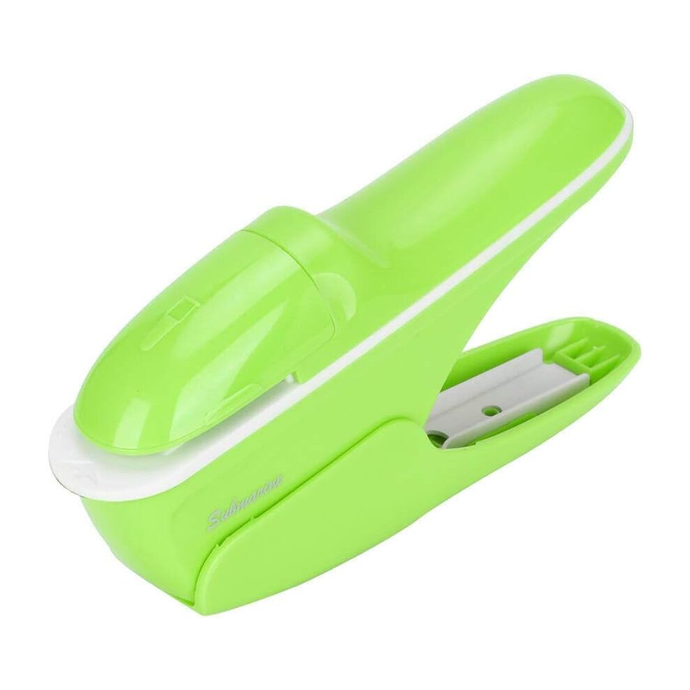 Eco-Friendly Stapleless Stapler, Environmentally Safe Paper Clinch For Multiple Uses, Recycleable And Compact Design, No Staple Stapling For Home, 9128293421089