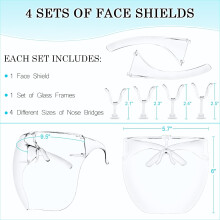 Scratch Resistant Safety Goggles, Polycarbonate Unbreakable Lens Lightweight Protective Eyewear For Wide Range Application