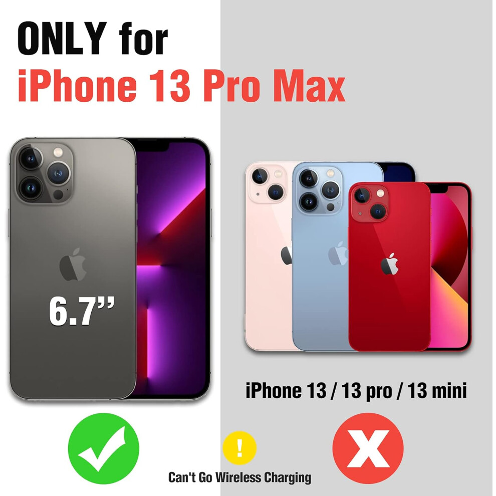 Armor Design Case For Iphone 13 Pro Max, Military Grade Shockproof Bumpers Protective Case With 360 Rotatable Kickstand, Perfect For Outdoor 9128293421454