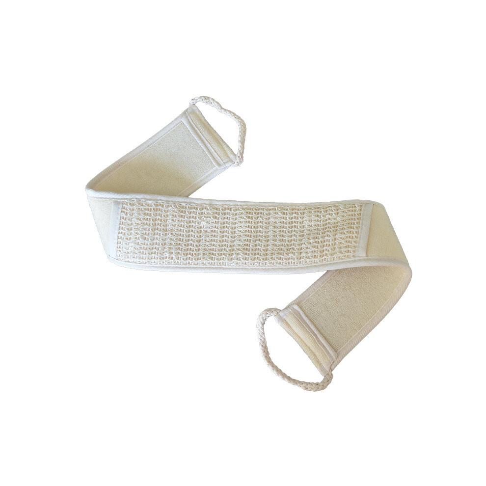 Deep Clean Exfoliating Loofah Back Scrubber, Soft Terry Cloth For Gentle Exfoliation, Easy To Use With Durable Handle, Improves Skin Texture And