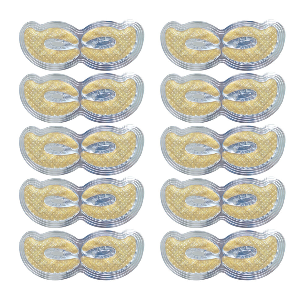 Golden Cooling Eye Pad, Flexible Design For Men And Women, Reusable Gel Eye Ice Pack, Relieves Eye Strain And Reduces Swelling, Smooths Fine Lines