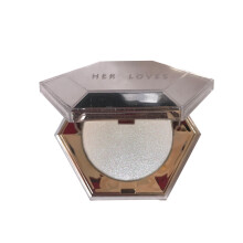 Highlighter-Palette, 3D-Glitzerschleier mit Jelly-Puder-Formel für ein kristallklares Finish auf der Haut, wasserfester Highlighter für strahlende