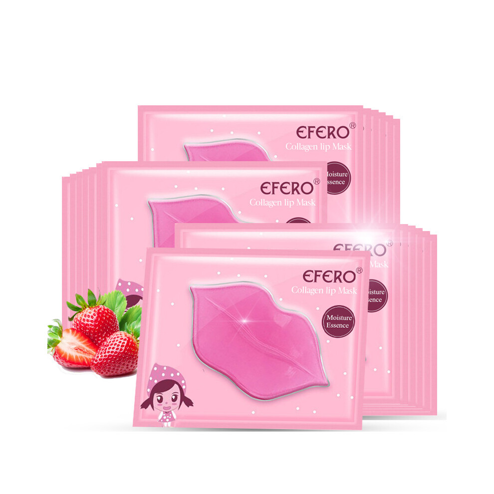 Radiant Collagen Lip Treatment, Crystal Gel Pads for Anti-Chapping & Hydration Boost