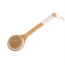 Escova corporal desintoxicante para escovação a seco, com cerdas naturais que esfoliam e massageiam, promove a circulação sanguínea, melhora a