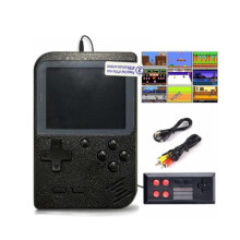 Vintage entertainmentsysteem, retro draagbare spelconsole met hoge resolutie display, ideaal voor aansluiting op tv, reizen en thuisgebruik. Inclusief