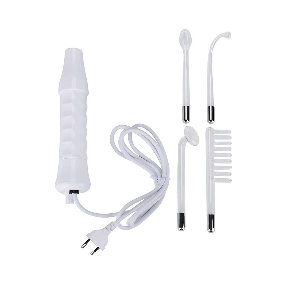 Dark Innovative Skin Care Solution, Portable Skin Care Tool With Glass Electrodes For High Frequency Facial Wand, Easy To Use For Skin Tightening And