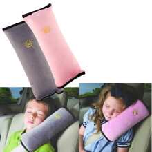 Car Seat Belt Pillow For Long Distance Driving Comfort, Ergonomic Car Seat Belt Cover With Soft Padding, Neck And Shoulder Support For Kids' Travel