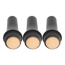 Reusuable 3PCS Volcanic Stone Oil Absorbing Rollers for Oily Skin Compact Black