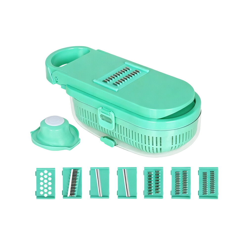 Nonrust Steel 8 Blade Vegetable Dicer Chopper And Large-7In 1 7627000469274