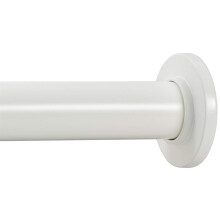 Ivilon Tension Curtain Rod - Spring Tension Rod for Windows or Shower, 24 to 36 Inch. Ivory