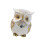 Statue de hibou, décoration de maison, Sculptures de-Blanc 1