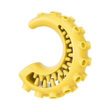 Squid Tentacle Shaped Pet Toy For Aggressive Chewers And-Yellow