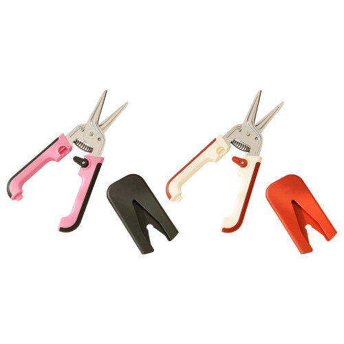 Food Grade Bone Cutter Scissors Durable Nonrust Steel-white red 1