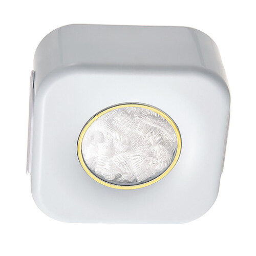 Wall-Mounted Plastic Wrap Storage Box, 15x15x7cm, Punch-Free Waterproof
