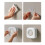 Wall-Mounted Plastic Wrap Storage Box, 15x15x7cm, Punch-Free Waterproof 10