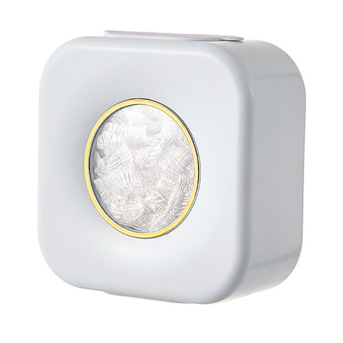 Wall-Mounted Plastic Wrap Storage Box, 15x15x7cm, Punch-Free Waterproof 2