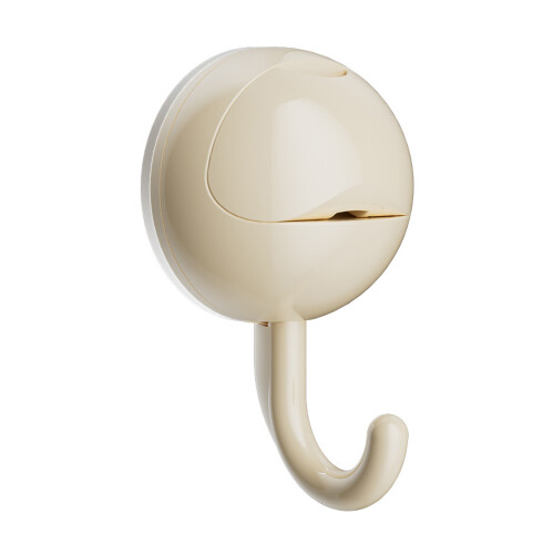 Removable Ball Suction Hook Washable Design-Milky white