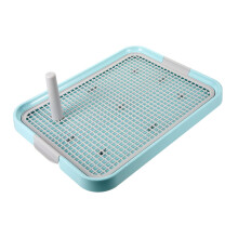 Pet Toilet PIPI Training Potty Training Tray for Puppies Training Pads for Pets NonSlip Dog Toilet Puppy Trainer Sky Blue Plastic