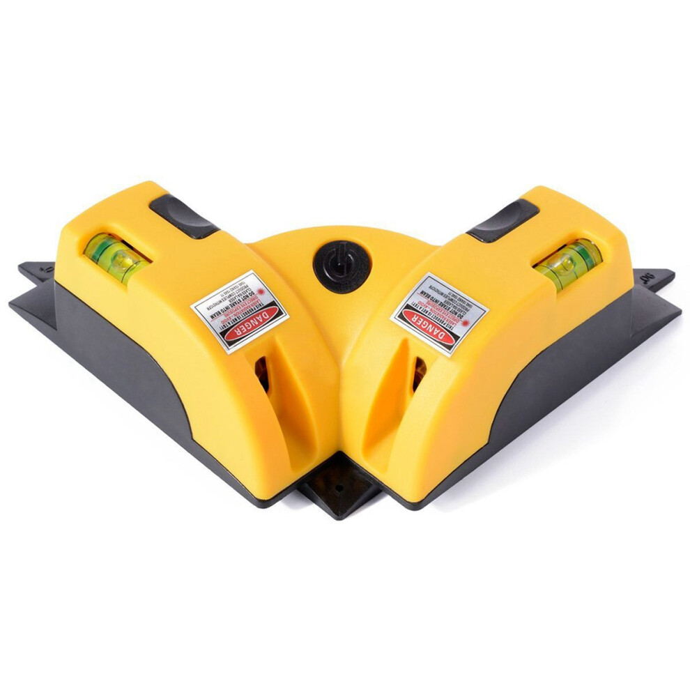 Laser Level 90 Degree Right Angle Tool With Suction Cups For Tile And Flooring Alignment 9365049024785