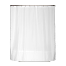 arteneur - Shower Curtain White - Anti-Mould Shower Curtains 200 x 220 cm - Recycled with Oeko-Tex Standard 100 - Weighted Hem, Opaque, Waterproof,