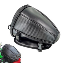 Waterproof Motorcycle Tail Bag with Large Capacity, Rear Seat Luggage with Adjustable Straps for Travel